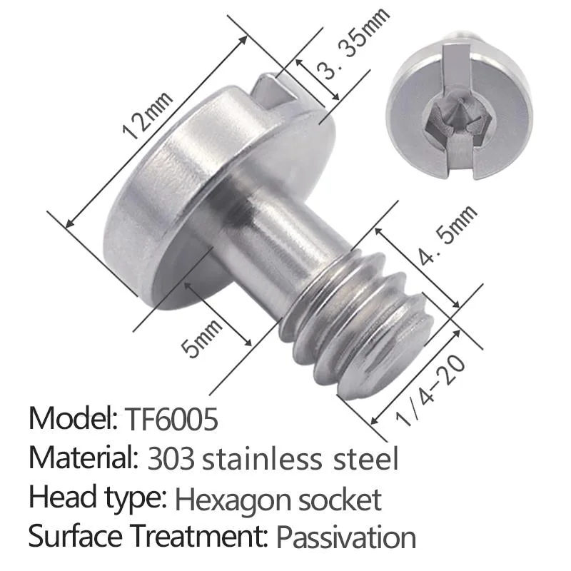 hexagon socket quick release screw TF6005 - 2 pcs per pack