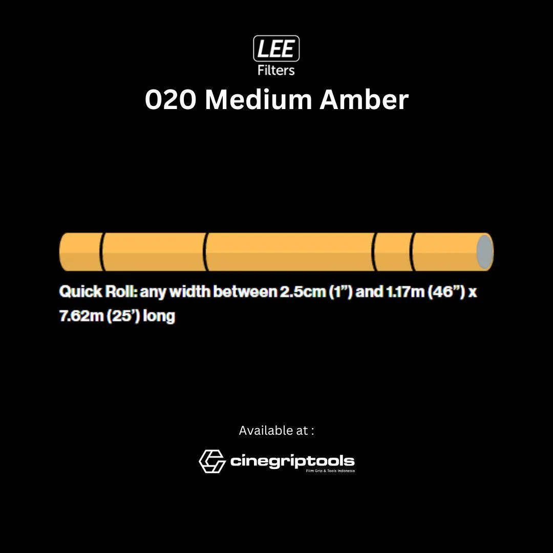 Lee Filter 020 Medium Amber