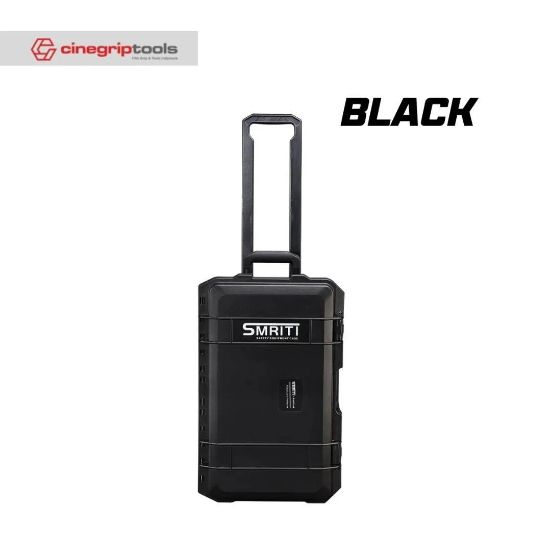 SMRITI HARDCASE (Pelican Copy) S5129 Pull Rod Protective Waterproof Tools Case With Warren file + TrekPak - Black