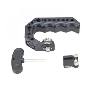 Nitze Lil Stinger 3/8" ARRI Locating Pins Handle with N40C Cold Shoe