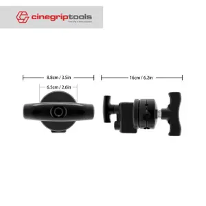 Heavy Duty Grip Head 2.5 inches C Stand Mounting Adapter Metal Holder