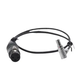 Audio Line for XLR 3pin Female to Right Angle 6Pin Audio Connector