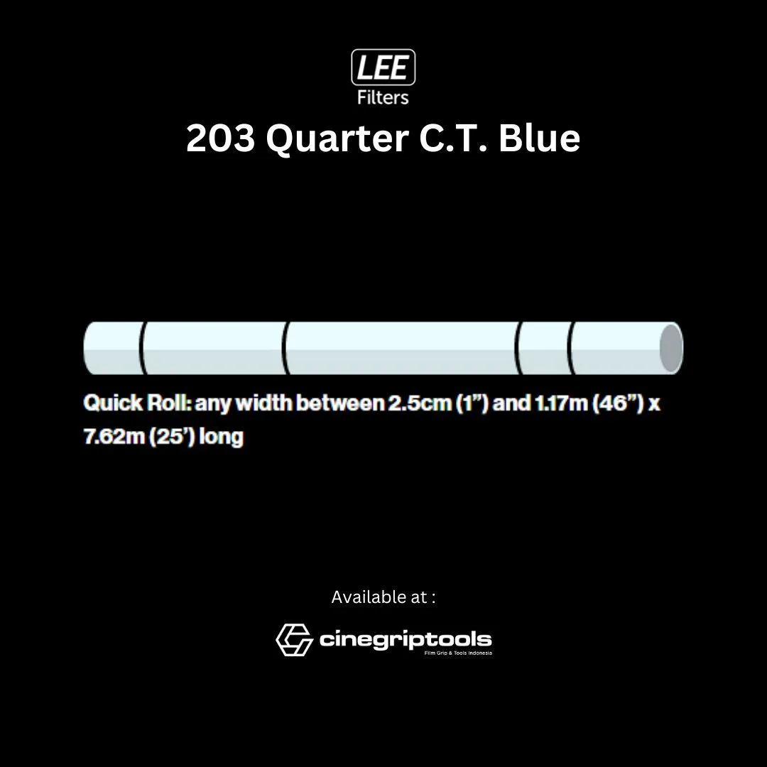 Lee Filter 203 Quarter C.T.Blue