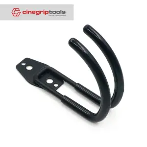 Studio Metal Black hook Holder Hanger (with screws)