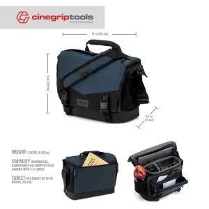Tenba DNA 9 Messenger Bag - Blue