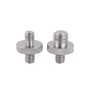 1/4 to 1/4 or 3/8 to 1/4 conversion screws - 2 pcs per pack