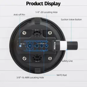 Nitze 4.5inch Suction Cup