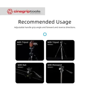 Metal Fluid Head Universal Standard Portable Panoramic Head For SLR Cameras and Mobile Phones