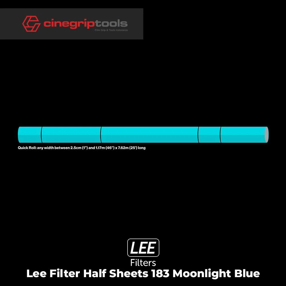 Lee Filter Half Sheets 183 Moonlight Blue 60cm x 54cm