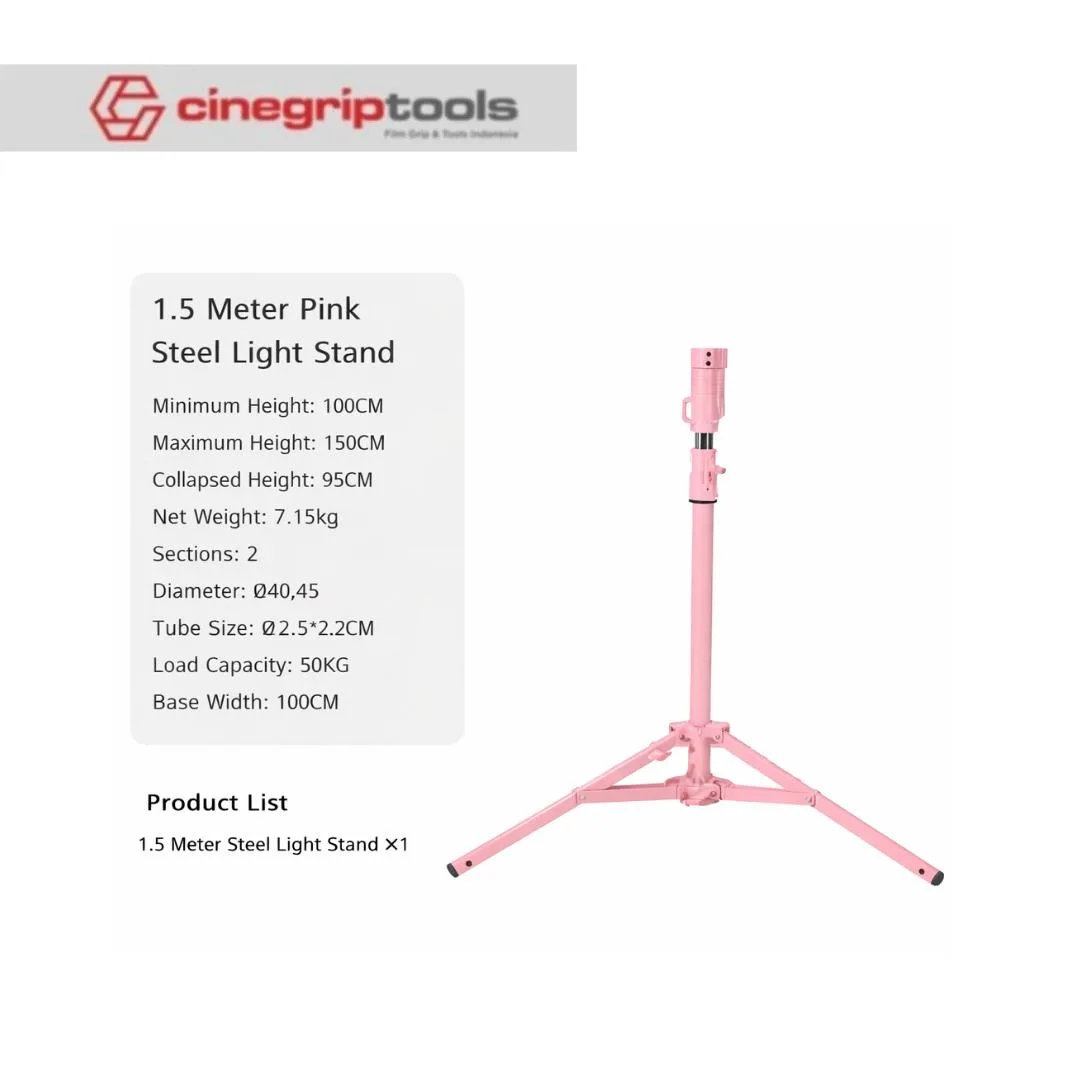 Dearkol 1500mm Steel Made Combo Stand - Pink