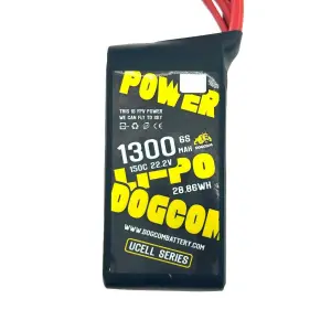 DOGCOM FPV Battery XT60 - DC1300/150C-6S UCELL 22.2V