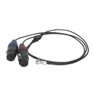 5pin Audio Plug To Double 3-Pin XLR Female Audio Cable 60CM