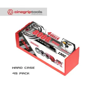CODDAR 4S 8000MAH 15.2V 130C 5mm Bullet HARD CASE LiHV RC LiPo Battery XT60 PLUG