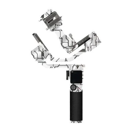 3M Sticker for DJI RS3 MINI - circuit white + matrix