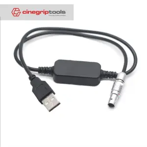 Boost 12v usb to connector 2pin Power Adapter Cable For Teradek vaxis