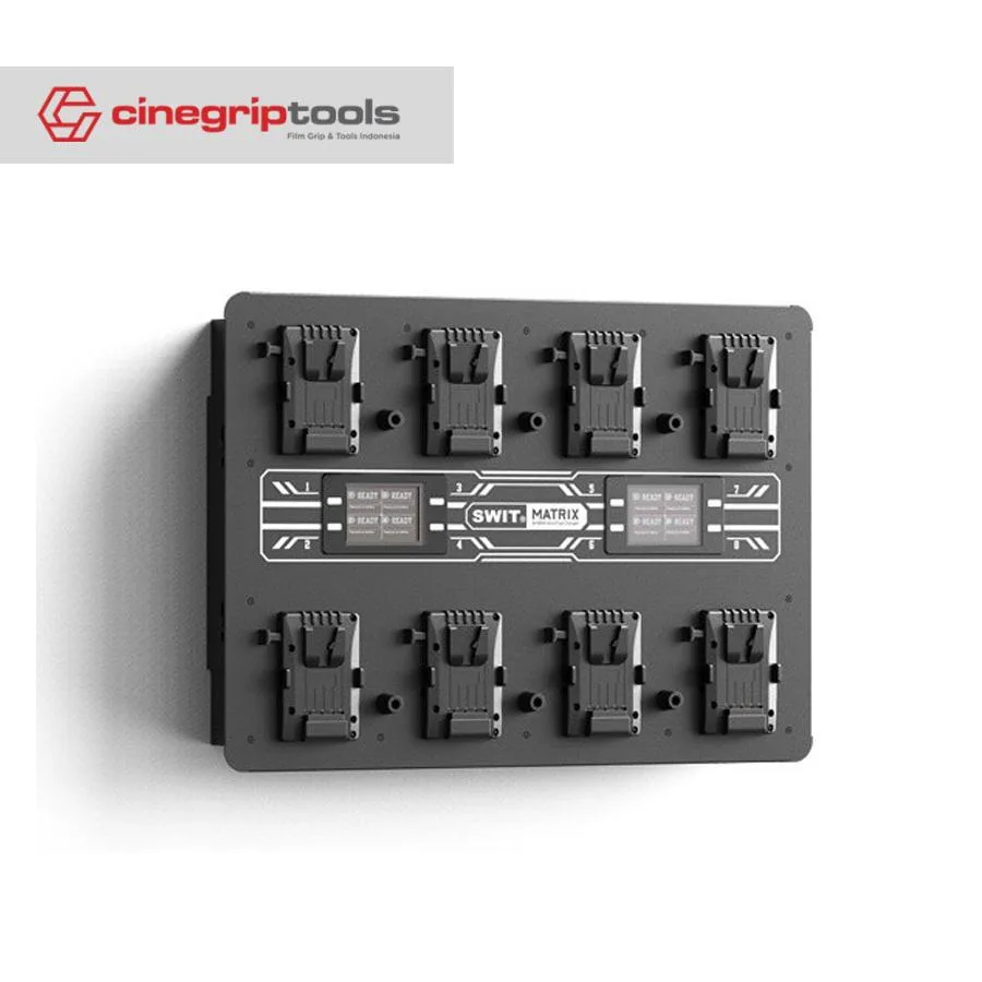 SWIT Ultra fast V-mount Wall Charger - MATRIX-S8 8×100W