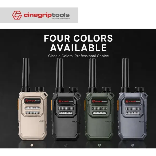 Cinegriptools Walkie talkie HT - X3 plus 1set Isi 2pcs 2 Biji