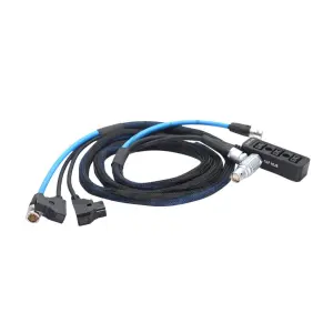 CANARE LV-61S 75OHM SDI Video Cable + D-TAP Dtap Splitter with 1/4"