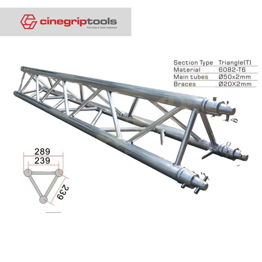 289x289x500mm B30-T Spigot truss series, Triangle 290 Truss