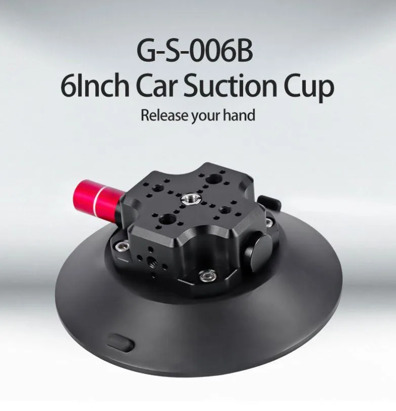 Multi-Function Support Load 100Kg 6 Inch Suction Cup For Car Camera