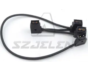 3-Port female D-tap P-Press for Male D-tap B Press Power Hub Adapter