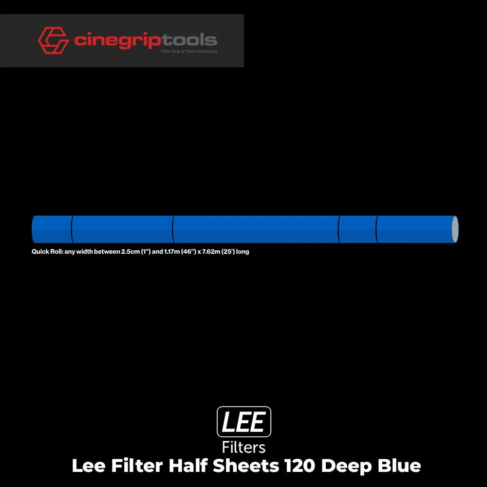 Lee Filter Half Sheets 120 Deep Blue 60cm x 54cm