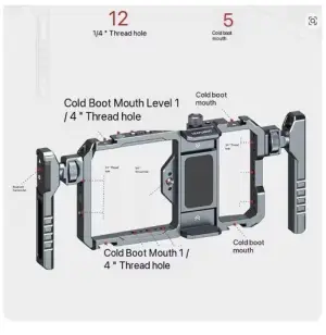 Leaplight mobile phone universal cage with handle - LYS30