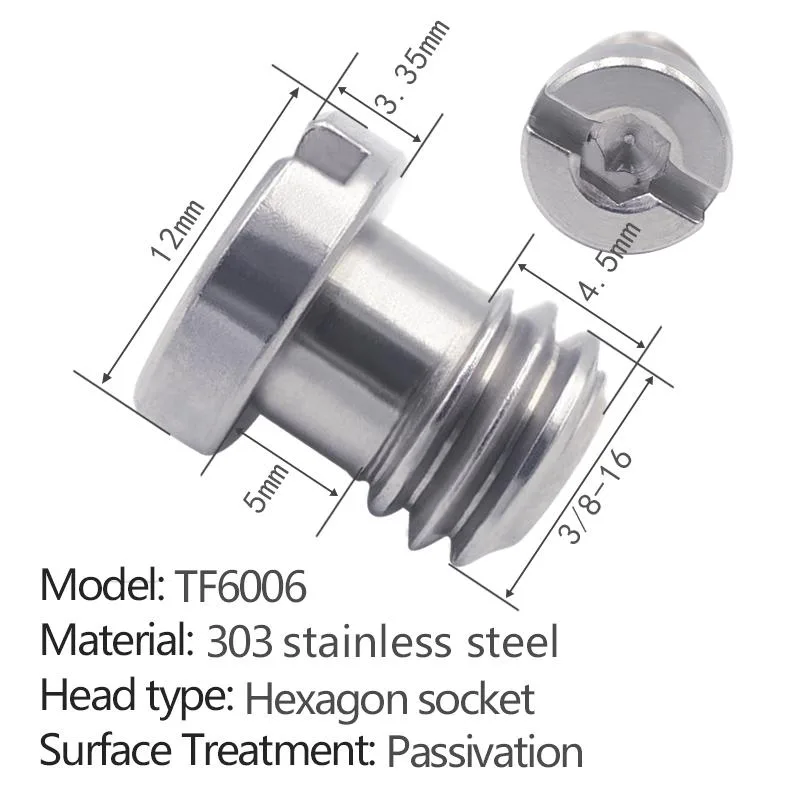 hexagon socket quick release screw TF6006 - 2 pcs per pack