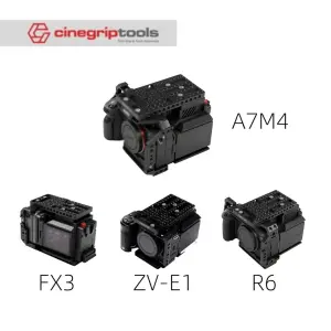 Fangtuo Rig MV5 Lite Cage Universal Model V-Port Height-adjustable Expanded Power Supply and Cooling Kit for V-mount Battery