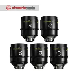 DZOFilm Arles High Speed T1.4 FullFrame CINELENS Set 25-35-50-75-100 mm PL Mount (booking fee)