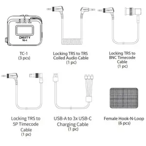 DEITY TC-1 TIMECODE 3PCS PACKAGE