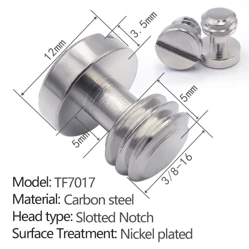 slotted quick-release screw without ring TF7017 - 2 pcs per pack