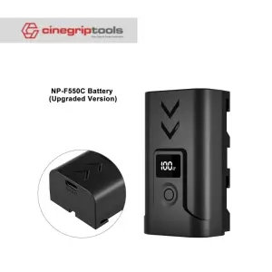 ZITAY NP-F550C with USB-C compatible with Sony NP-F550/570/530 Battery