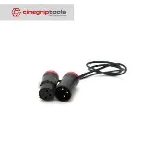 Low Profile XLR Neutrik 3pin XLR Male To 3pin XLR Female audio