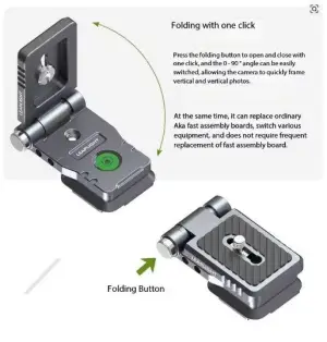 Leaplight DSLR/SLR camera folding small L Plate - LYLL2