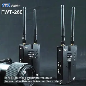 FeiDu FWT-260 4K  Wireless Dual HDMI 800ft Wireless Video Transmitter