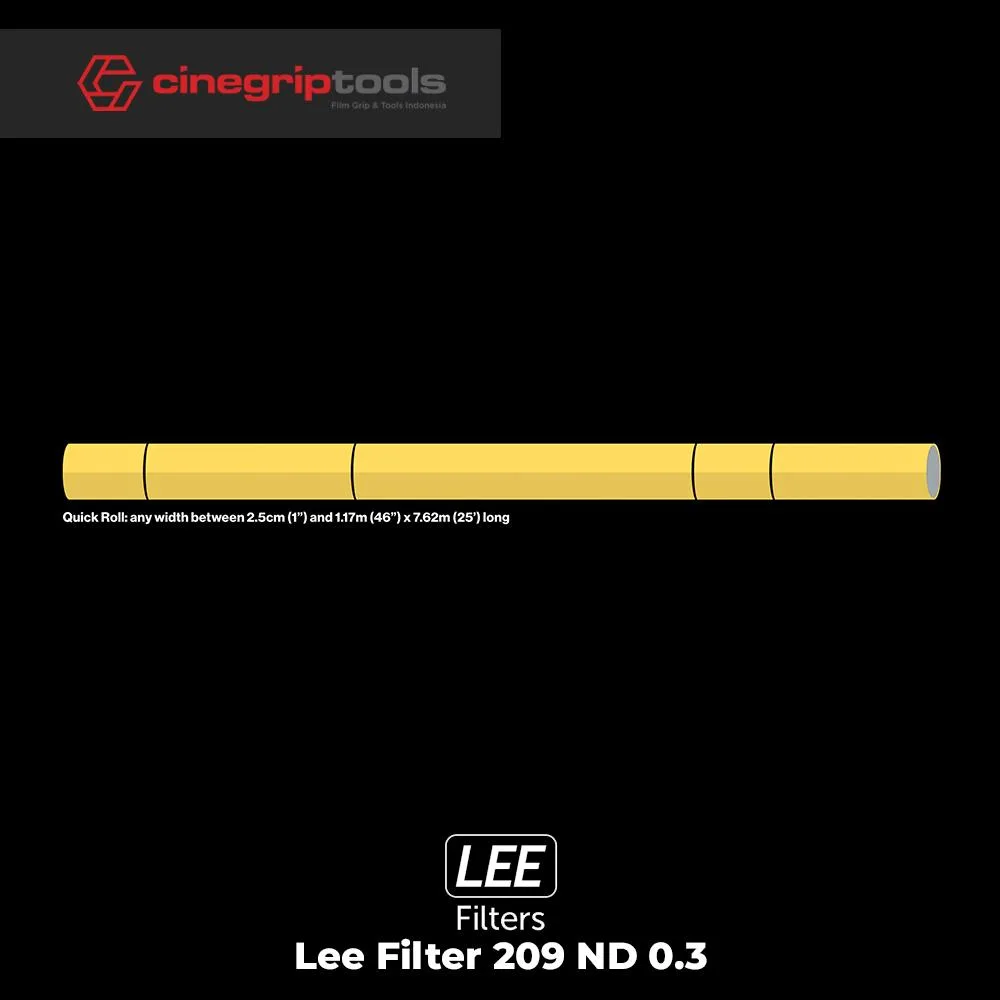 Lee Filter 102 Light Amber - Filter Gel