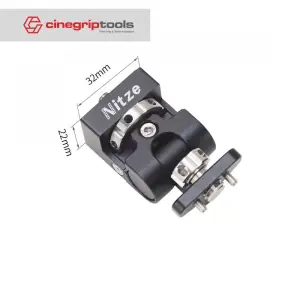 Nitze Elf Series Monitor Holder -3/8"-16 to 1/4"-20 Screw N54-G4