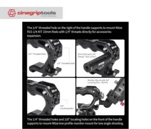 Nitze PA28M-D1 Camera Top Handle with NATO Clamp