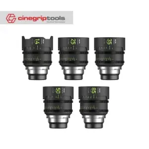EX- Demo NiSi ATHENA Prime T2.4/1.9 Full-Frame 5-Lens Kit PL Mount