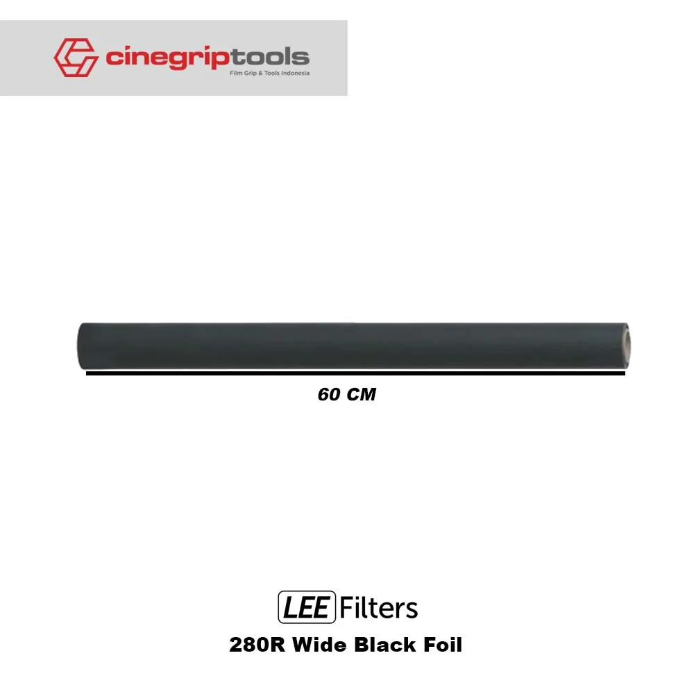 Lee Filter 280R Wide Black Foil 60x762