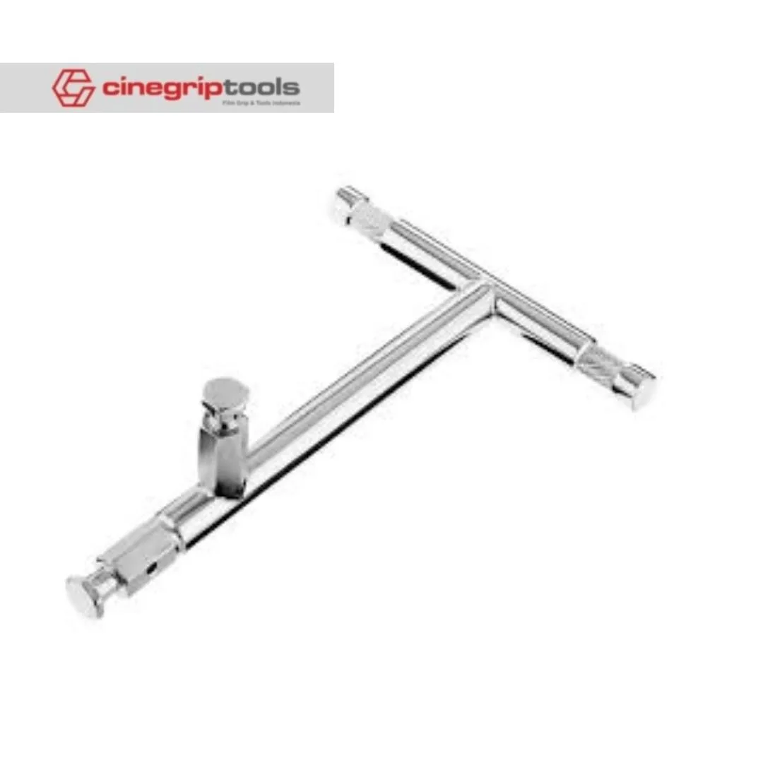 Three-Head Silver Extension Rod