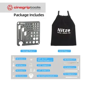 Nitze Camera Tools Set Plate