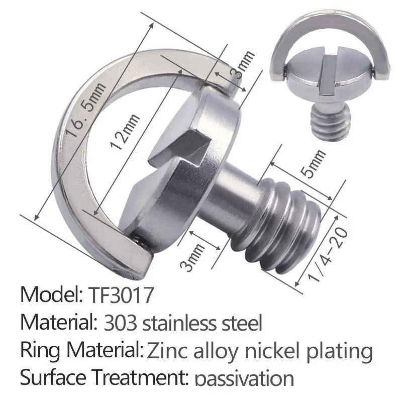 slotted flat ring quick-release screw TF3017