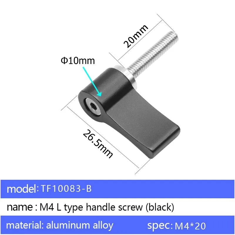 M4 L-shape handle screw TF10083-B