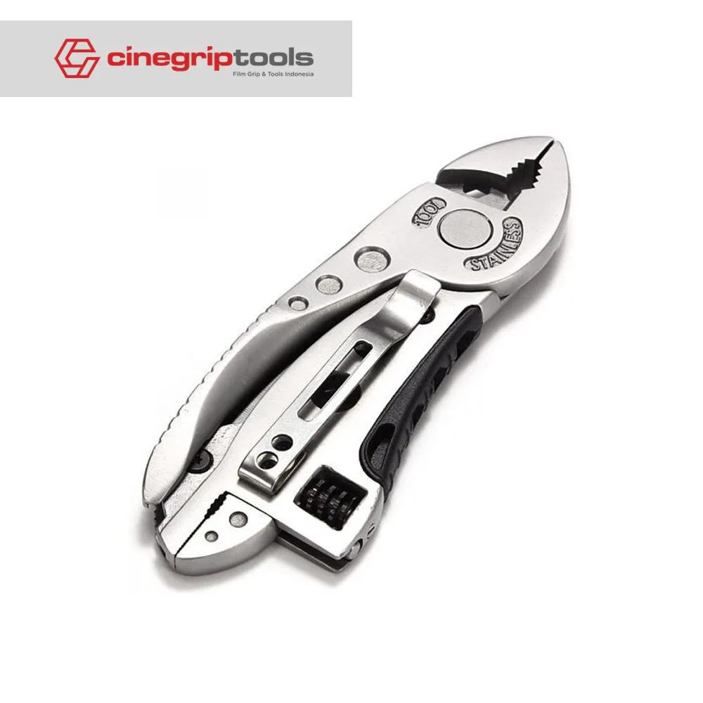 Multitool Wrench With 7 Tools Adjustable Stainless Steel Tool