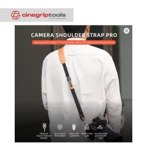 Leaplight camera shoulder strap quick release - Brown Black