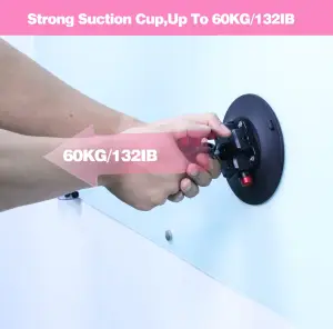 Multi-Function Support Load 100Kg 6 Inch Suction Cup For Car Camera