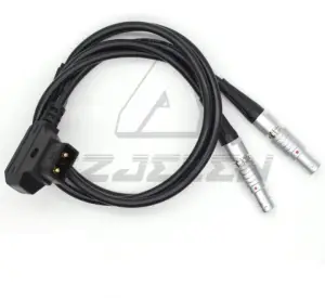 D-TAP to double 2pin Power Adapter For Teradek vaxis hollyland 60cm