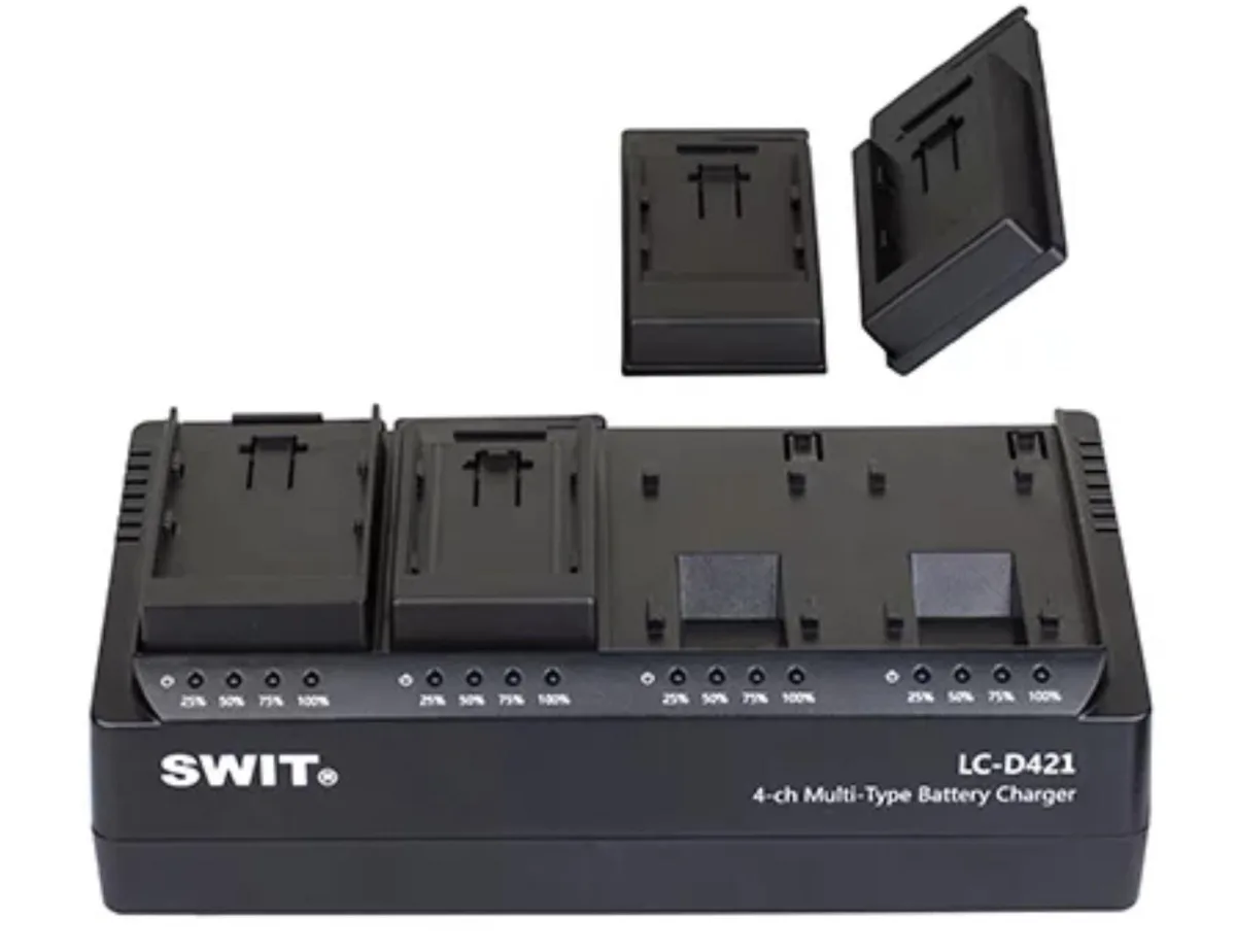 SWIT LC-D421U 4-ch Multi-type DV Charger